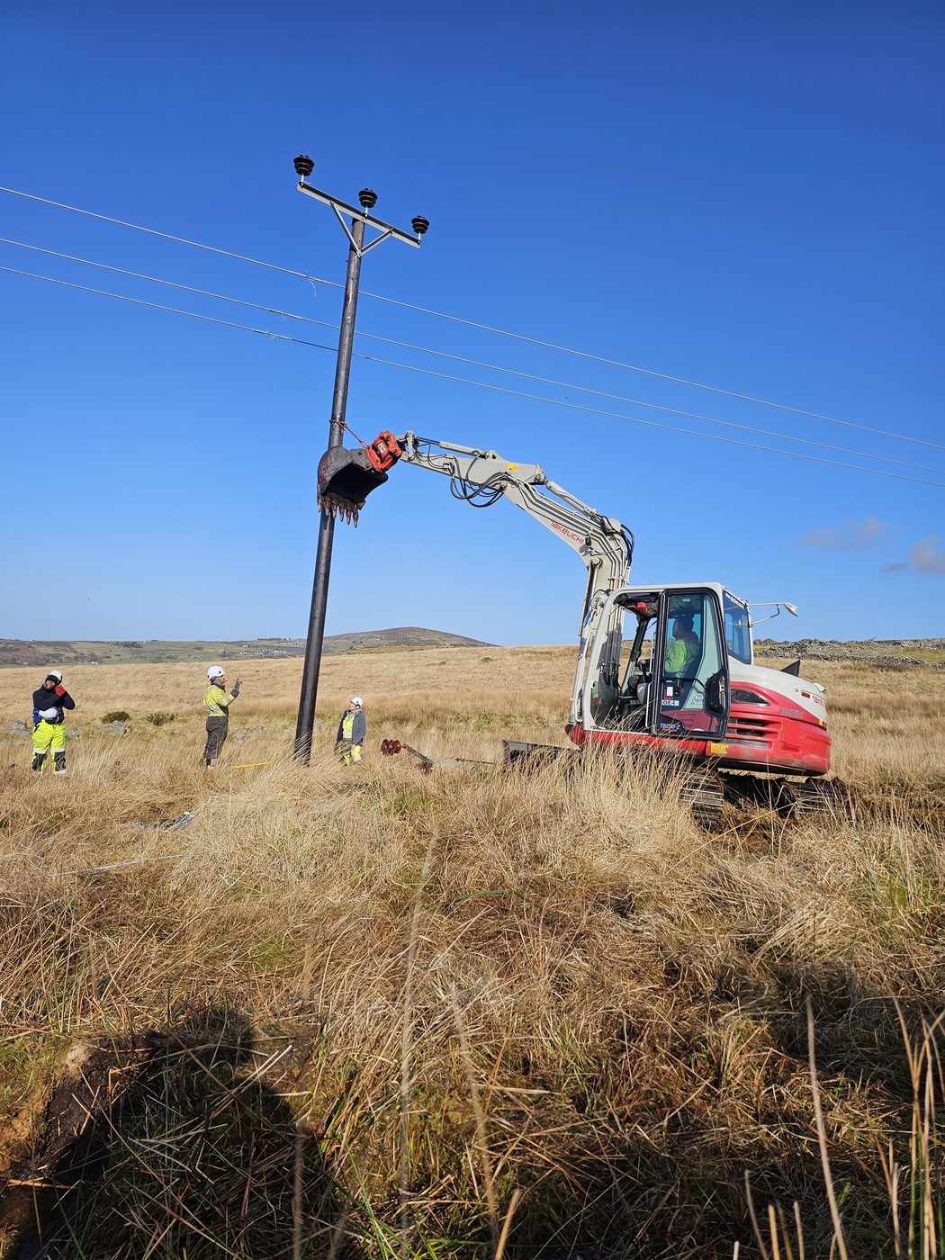 Underground cabling and groundworks