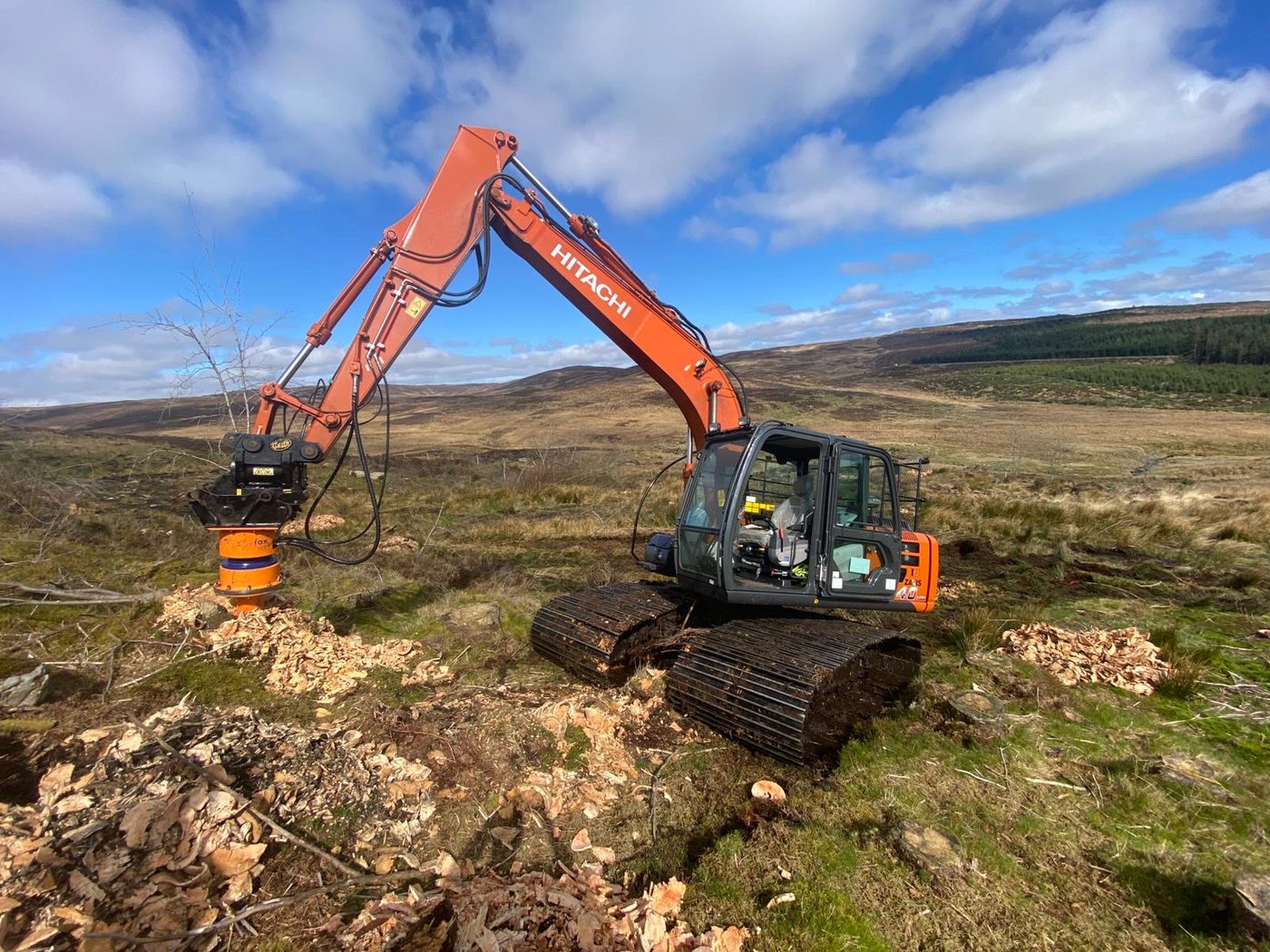 Forest to bog restoration at Bryn Fawnog